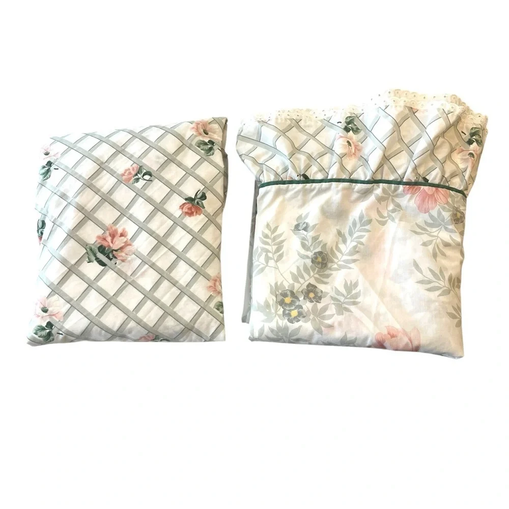Vintage Springmaid Full Floral Patterned Bedding Set No Shams